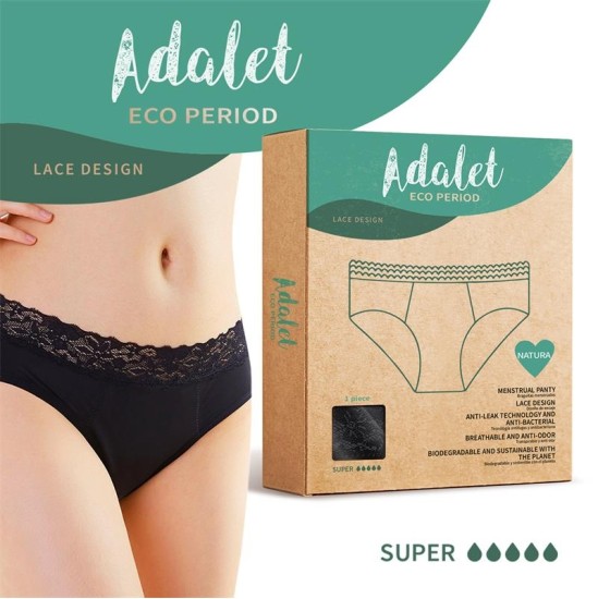 Adalet Eco Period Natura menstruālās biksītes Super
