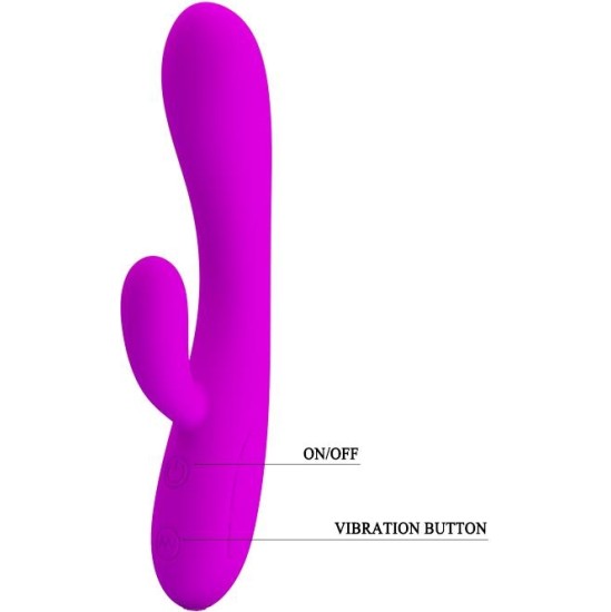 Prettylove Vibrador Victor Color P rpura