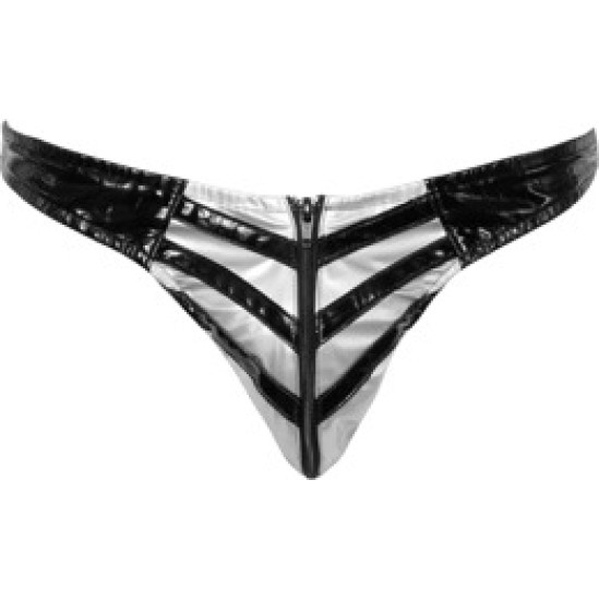 Black Level Vinyl Thong Men S