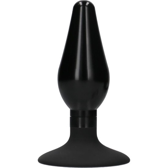 Ouch! Butt Plug Set Pointed Large Suction Cup Black