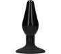 Ouch! Butt Plug Set Pointed Large Suction Cup Black