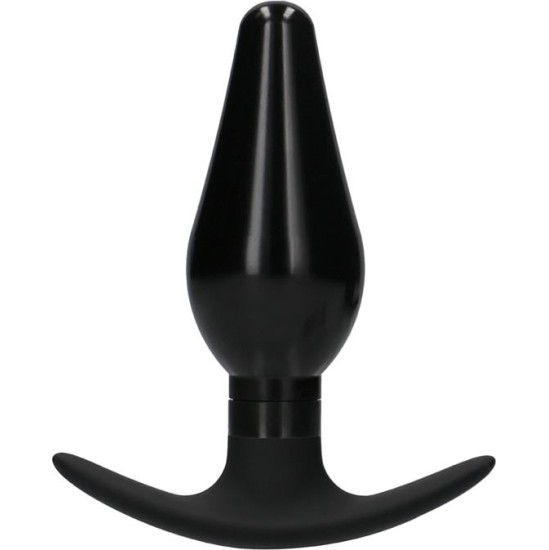 Ouch! Butt Plug Set Pointed Large Suction Cup Black