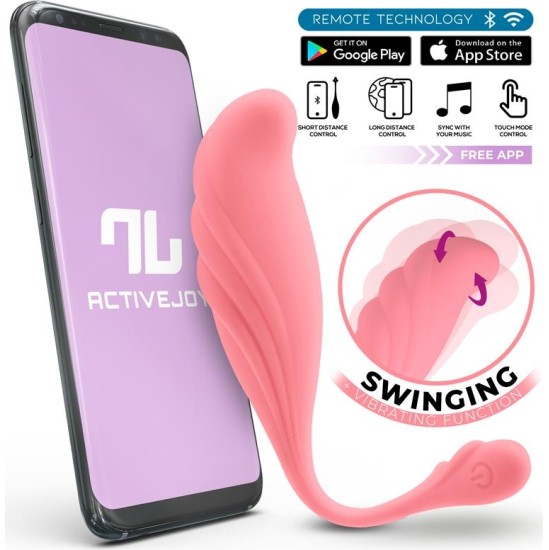 Intoyou App Series Vibrating Egg with Waving and APP USB