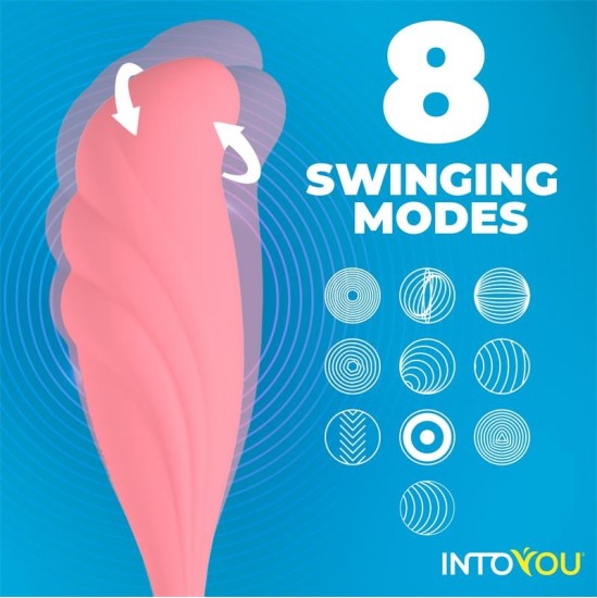 Intoyou App Series Vibrating Egg with Waving and APP USB