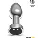 Afterdark Dimpor Chrome Anal Plug with Vibration and Magnetic USB Size L