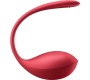 Satisfyer Blizgus žiedlapis su Connect APP Red