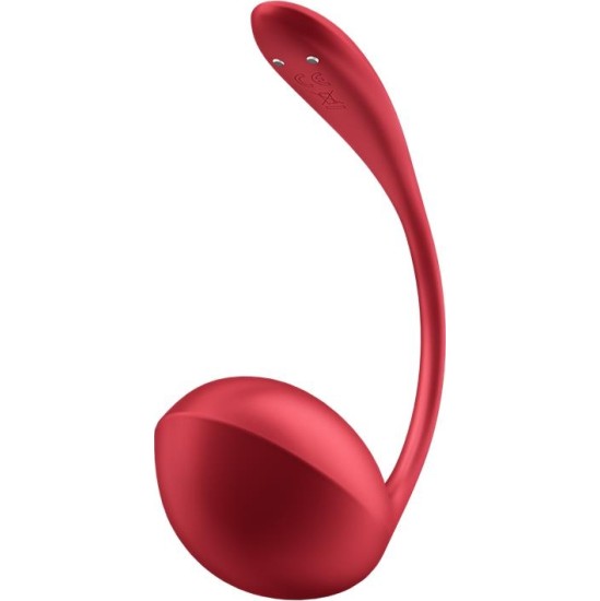 Satisfyer Blizgus žiedlapis su Connect APP Red