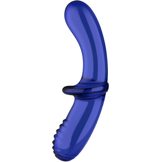 Satisfyer Crystal SATISFYER - DVIGUBAS CRYSTAL DILDO BLUE