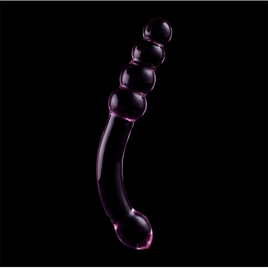 Nebula Series By Ibiza MODELIS 14 DILDO BOROSILIKĀTS STIKLS 18,5 X 3 CM ROZĀ