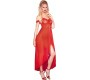 Chilirose Babydolls CHILIROSE - CR 3716 BABYDOLL LONG RED S/M