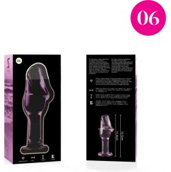 Nebula Series By Ibiza 6. MODELIS ANĀLAIS DZĪVNIEKS BOROSILIKĀTA STIKLS 12,5 X 4 CM ROZĀ