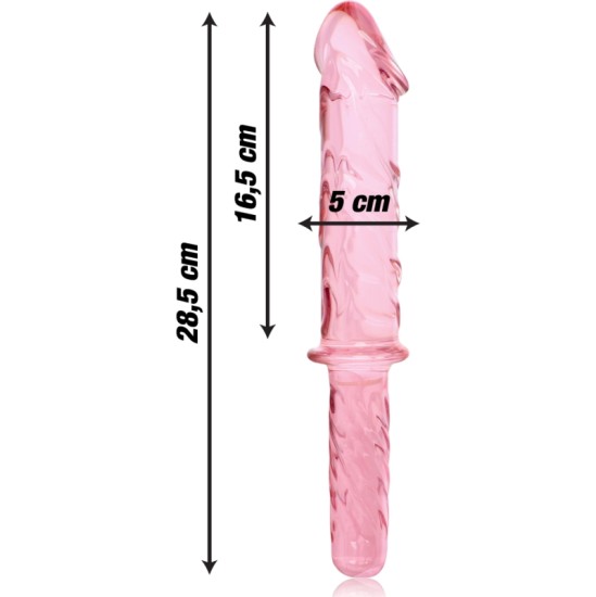 Nebula Series By Ibiza MUDEL 24 DILDO BOROSILIKAATKLAASI 28,5 X 5 CM ROOSA