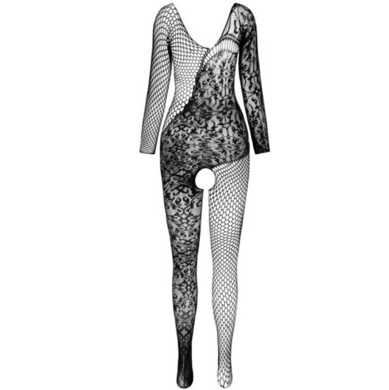 Passion Woman Bodystockings PASSION - BS 107 BODYSTOCKING BLACK ONE SIZE