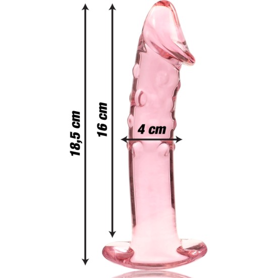 Nebula Series By Ibiza MUDEL 19 DILDO BOROSILIKAATKLAASI 18,5 X 4 CM ROOSA