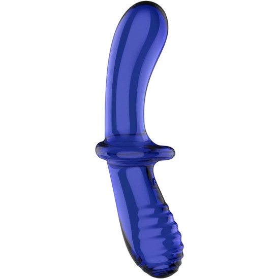 Satisfyer Crystal SATISFYER - DVIGUBAS CRYSTAL DILDO BLUE