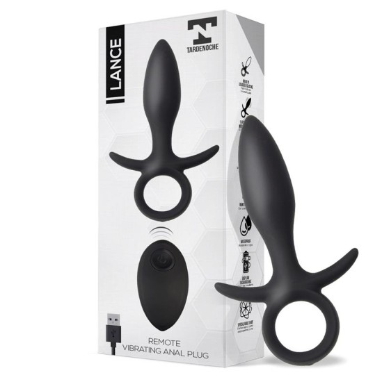 Tardenoche Lance Anal Plug Remote Control Liquified Silicone USB