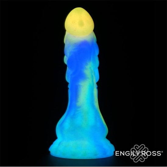 Dildox By Engily Ross Dildo Drag n Brilla en la Oscuridad Silicona L quida 18 cm