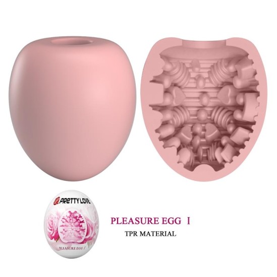 Prettylove Masturbator Egg Pleasure Egg I Pink