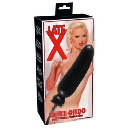 Late X Latex Dildo inflatable