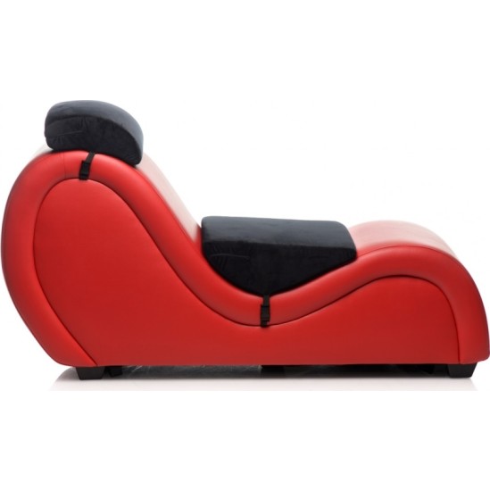 Xr - Masterseries POSTURAS SOFA KUVĖS ŠEIDIMAS LOUNGE RAUDONA