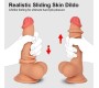 Vscnovelty REALISTIC PENIS SLIDING DOUBLE DENSITY FLESH 17'8 CM