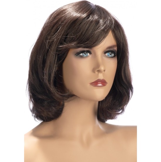 World Wigs VICTORIA MEDIUM HAIR BROWN WIG