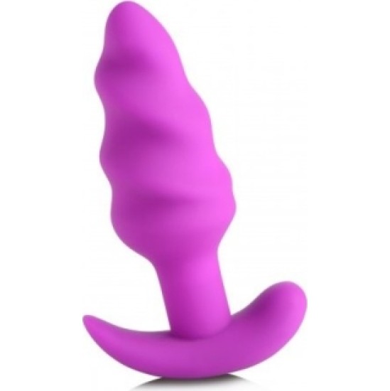 Xr - Bang! VIBRATED ANAL TORNADO SILICONE USB W/ PURPLE REMOTE