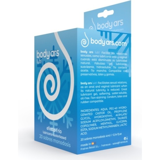 Body Ars COLD WATER LUBRICANT 20 SINGLE DOSE 4 ML