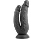 Vscnovelty REALISTIC PENIS DOUBLE PENETRATION BLACK 21 CM