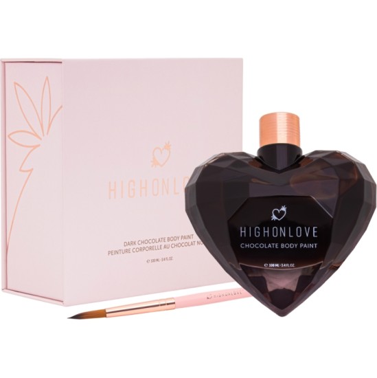 Highonlove TAMSIOS ŠOKOLADINĖS KŪNO DAŽAI 100 ML