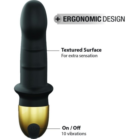 Dorcel MINI LOVER UZLĀDĒJAMS VIBRATORS BLACK-GOLD