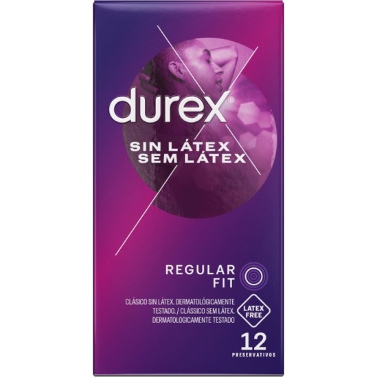 Durex PREZERVATĪVI BEZ LATEKSA 12UDS