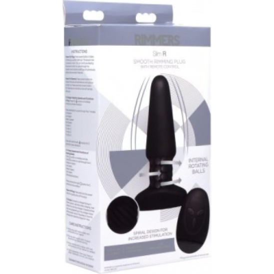 Xr - Rimmers SILICONE USB VIBRATOR PLUG W/ROTATING BALLS AND CONTROL