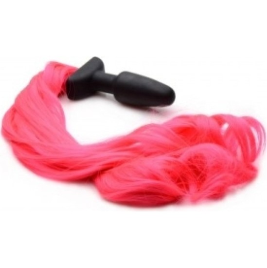 Xr - Tailz PONY TAIL PLUG SILICONE INTENSE ROOSA