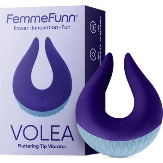 Femme Funn VOLLEY - LIGHT BLUE / DARK PURPLE BASE