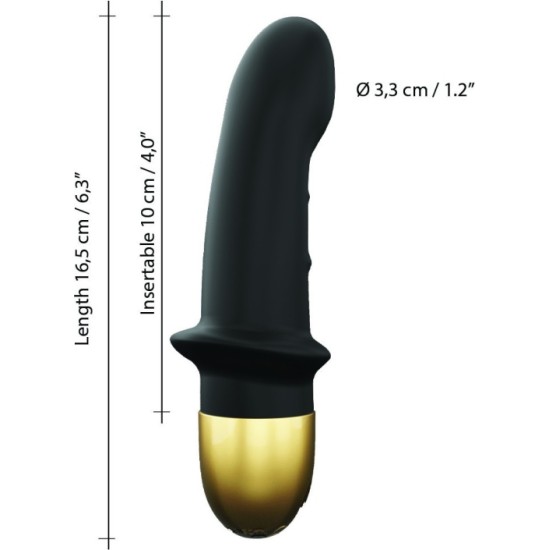 Dorcel MINI LOVER UZLĀDĒJAMS VIBRATORS BLACK-GOLD