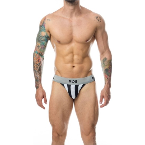 Mob Eroticwear SPORT JOCKSTICK VALGE-MUST L