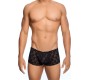 Mob Eroticwear ROSE LACE BOY BLACK ŠORTI S/M