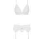 Obsessive 810-SEG-2 3-PCS SET WHITE S/M