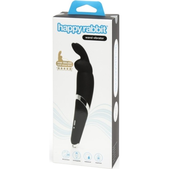 Happy Rabbit WAND VIBRATOR BLACK