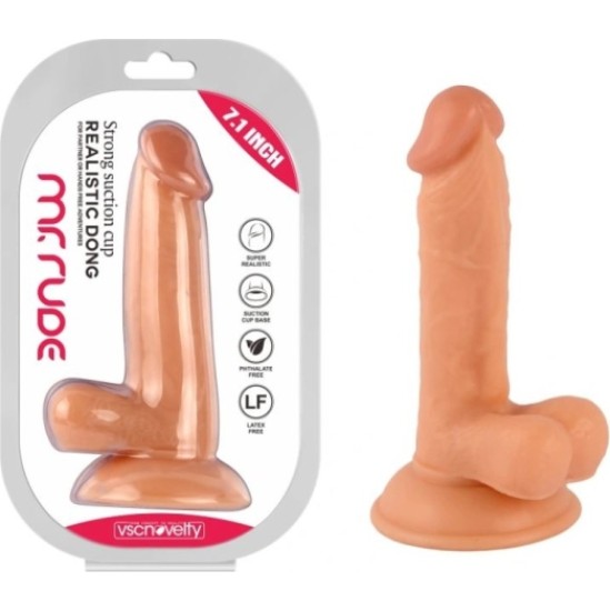 Vscnovelty REALISTIC PENIS MR RUDE FLESH 18 CM