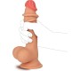 Vscnovelty REALISTIC PENIS SLIDING DOUBLE DENSITY FLESH 17'8 CM