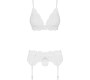 Obsessive 810-SEG-2 3-PCS SET WHITE S/M