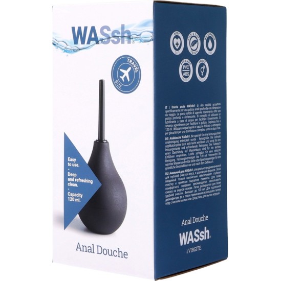 Virgite - Wassh JUODOS ANALŲ VALYMO KLIZA 120 ML