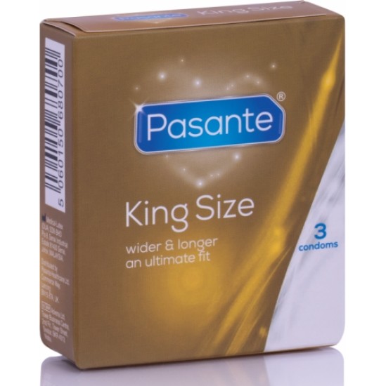 Pasante ПРЕЗЕРВАТИВЫ ДО KING SIZE XL 60 ММ 3 UDS