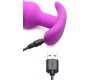 Xr - Bang! VIBRATED ANAL TORNADO SILICONE USB W/ PURPLE REMOTE