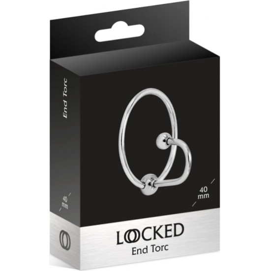 Locked TĒRAUDA GAGA TORC Gredzens 40 MM