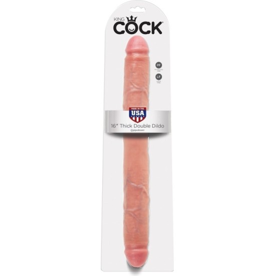 Pipedream - King Cock KING COCK DOUBLE FINE REĀLISTS PENIS 41 CM