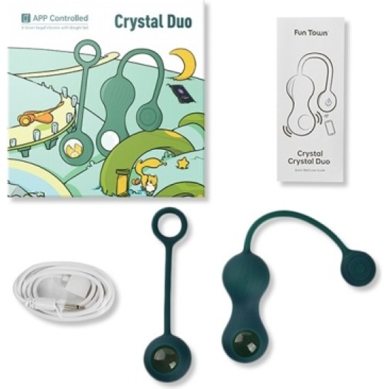 Magic Motion KOMPLEKTS CRYSTAL DUO SMART KEGEL BALLS