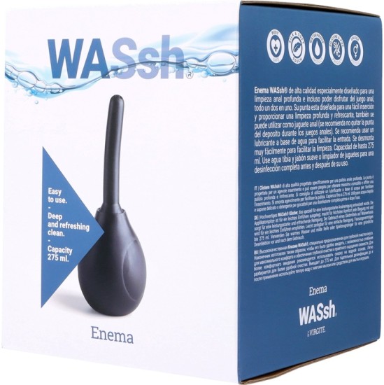 Virgite - Wassh BLACK ANAL CLEANING ENEMA 275 ML